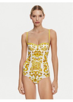 Dolce&Gabbana Strój kąpielowy O9A13J ONO19 Żółty ze sklepu MODIVO w kategorii Stroje kąpielowe - zdjęcie 181175108