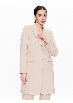 Maryley Płaszcz przejściowy 23EB110/M01 Beżowy Regular Fit ze sklepu MODIVO w kategorii Płaszcze damskie - zdjęcie 181175217