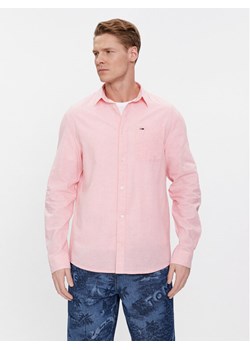 Tommy Jeans Koszula DM0DM18962 Różowy Regular Fit ze sklepu MODIVO w kategorii Koszule męskie - zdjęcie 181175299