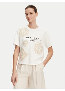 Weekend Max Mara T-Shirt Lecco 2515941052 Biały Boxy Fit ze sklepu MODIVO w kategorii Bluzki damskie - zdjęcie 181175337