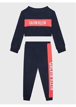 Calvin Klein Underwear Piżama G80G800584 Granatowy Regular Fit ze sklepu MODIVO w kategorii Piżamy dziecięce - zdjęcie 181175427