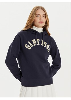 Gant Bluza 1949 Arch Graphic 4201262 Granatowy Loose Fit ze sklepu MODIVO w kategorii Bluzy damskie - zdjęcie 181175489