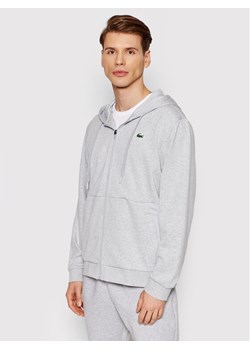 Lacoste Bluza SH9676 Szary Regular Fit ze sklepu MODIVO w kategorii Bluzy męskie - zdjęcie 181175557
