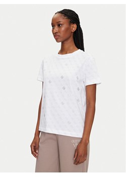 Guess T-Shirt V5GI16 I3Z14 Biały Regular Fit ze sklepu MODIVO w kategorii Bluzki damskie - zdjęcie 181175689