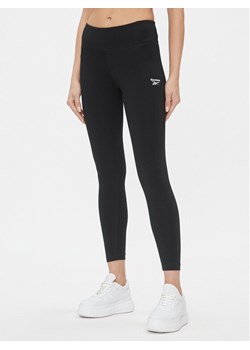 Reebok Legginsy IM4080 Czarny ze sklepu MODIVO w kategorii Spodnie damskie - zdjęcie 181175896