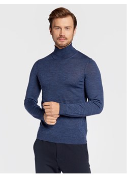 Boss Golf Musso-P 50468262 Granatowy Slim Fit ze sklepu MODIVO w kategorii Swetry męskie - zdjęcie 181176096