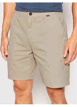 Hurley Szorty materiałowe Pleasure Point MWS0007090 Beżowy Regular Fit ze sklepu MODIVO w kategorii Spodenki męskie - zdjęcie 181176165