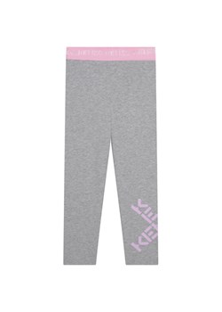 Kenzo Kids Legginsy K14209 Szary Slim Fit ze sklepu MODIVO w kategorii Spodnie dziewczęce - zdjęcie 181176175