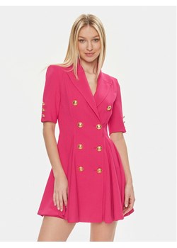 Babylon Sukienka koktajlowa S00852 Różowy Regular Fit ze sklepu MODIVO w kategorii Sukienki - zdjęcie 181176217