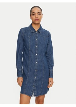 Wrangler Sukienka jeansowa 112356498 Niebieski Regular Fit ze sklepu MODIVO w kategorii Sukienki - zdjęcie 181176285