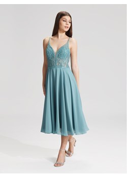 Hey Kyla Sukienka koktajlowa 5AC106HK Niebieski Slim Fit ze sklepu MODIVO w kategorii Sukienki - zdjęcie 181176586