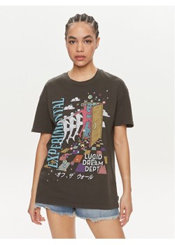 Vans T-Shirt Vivid Dreams Oversized VN000H08 Czarny Regular Fit ze sklepu MODIVO w kategorii Bluzki damskie - zdjęcie 181176608