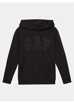 Gap Bluza 710841-00 Czarny Regular Fit ze sklepu MODIVO w kategorii Bluzy chłopięce - zdjęcie 181176627