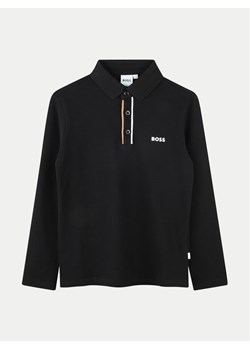 Boss Polo J51175 D Czarny Regular Fit ze sklepu MODIVO w kategorii T-shirty chłopięce - zdjęcie 181176649