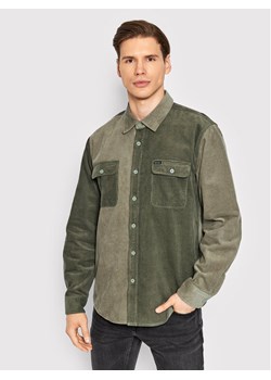 Brixton Koszula Bowery Corduroy 01264 Zielony Standard Fit ze sklepu MODIVO w kategorii Koszule męskie - zdjęcie 181176669