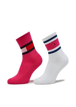 Tommy Hilfiger Zestaw 2 par wysokich skarpet dziecięcych 394020001 Kolorowy ze sklepu MODIVO w kategorii Skarpetki dziecięce - zdjęcie 181176697