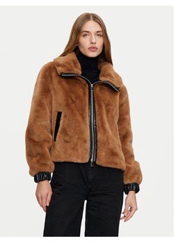 Dixie Futro V330K002A Brązowy Regular Fit ze sklepu MODIVO w kategorii Futra damskie - zdjęcie 181176839