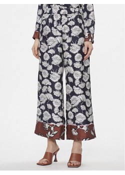 Weekend Max Mara Spodnie materiałowe Divo 2415131111 Granatowy Relaxed Fit ze sklepu MODIVO w kategorii Spodnie damskie - zdjęcie 181176937