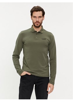 EA7 Emporio Armani Polo 8NPF05 PJM5Z 1846 Zielony Regular Fit ze sklepu MODIVO w kategorii T-shirty męskie - zdjęcie 181177079