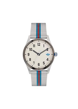 adidas Zegarek Originals Code Four AOSY23531 Srebrny ze sklepu MODIVO w kategorii Zegarki - zdjęcie 181177087