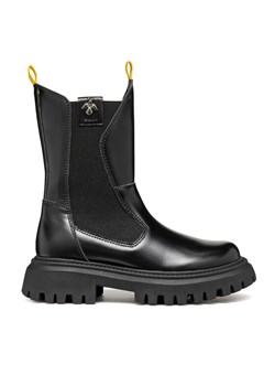 Geox Kozaki J Maquinnens Girl J46M6A 0CNNH C9999 M Czarny ze sklepu MODIVO w kategorii Buty zimowe dziecięce - zdjęcie 181177129
