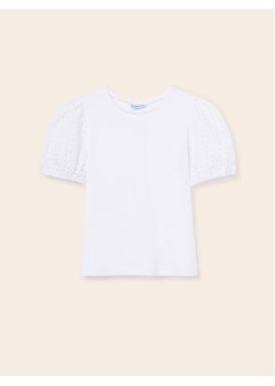 Mayoral T-Shirt 6046 Biały ze sklepu MODIVO w kategorii Bluzki dziewczęce - zdjęcie 181177236
