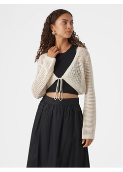 Vero Moda Kardigan Madera 10300292 Beżowy Regular Fit ze sklepu MODIVO w kategorii Swetry damskie - zdjęcie 181177248