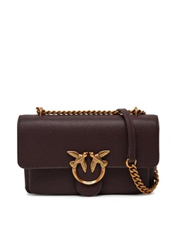 PINKO Torebka Love One Soft Mini AI 24-25 PLTT 104528 A29Q Brązowy ze sklepu MODIVO w kategorii Listonoszki - zdjęcie 181177478