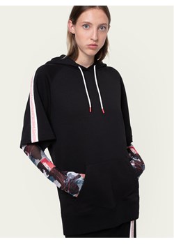 Hugo Bluza Denty 50431938 Czarny Regular Fit ze sklepu MODIVO w kategorii Bluzy damskie - zdjęcie 181177607
