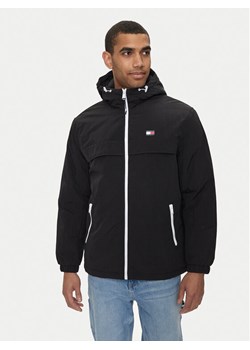 Tommy Jeans Kurtka przejściowa Chicago DM0DM18908 Czarny Regular Fit ze sklepu MODIVO w kategorii Kurtki męskie - zdjęcie 181177675
