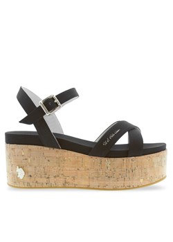 U.S. Polo Assn. Sandały Loren LOREN002 Czarny ze sklepu MODIVO w kategorii Sandały damskie - zdjęcie 181177776