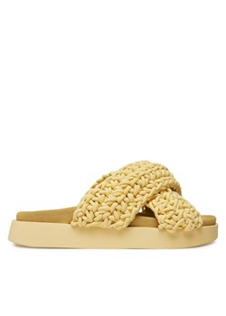 Inuikii Klapki Woven 70104-105 Żółty ze sklepu MODIVO w kategorii Klapki damskie - zdjęcie 181177797