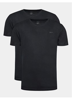 Gant Komplet 2 t-shirtów C-Neck 2 Pack 900002008 Czarny Regular Fit ze sklepu MODIVO w kategorii T-shirty męskie - zdjęcie 181178047