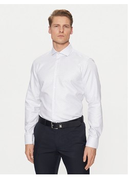 BOSS Koszula 50533039 Biały Slim Fit ze sklepu MODIVO w kategorii Koszule męskie - zdjęcie 181178197