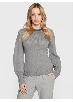 Fabiana Filippi Sweter MAD222W109 Szary Regular Fit ze sklepu MODIVO w kategorii Swetry damskie - zdjęcie 181178205