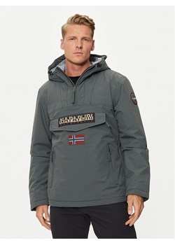 Napapijri Kurtka anorak Rainforest Pocket 2 NP0A4GMD Zielony Regular Fit ze sklepu MODIVO w kategorii Kurtki męskie - zdjęcie 181178276