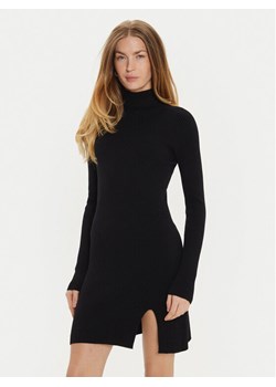 Kontatto Sukienka dzianinowa 3M0135N Czarny Slim Fit ze sklepu MODIVO w kategorii Sukienki - zdjęcie 181178319