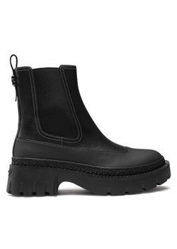 Coach Botki Jayla Leather Bootie CM770 Czarny ze sklepu MODIVO w kategorii Botki - zdjęcie 181178376