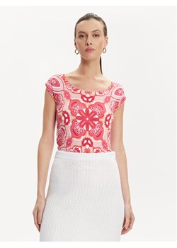 Luisa Spagnoli Bluzka Crotone 58243 Różowy Regular Fit ze sklepu MODIVO w kategorii Bluzki damskie - zdjęcie 181178459