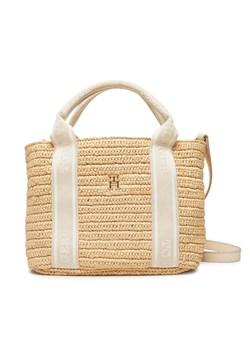 Tommy Hilfiger Torebka Th Spring Logo Mini Tote AW0AW17199 Beżowy - id: 8721106735727 - marki Tommy Hilfiger - 181178626 Tommy Hilfiger Torebka Th Spring Logo Mini Tote AW0AW17199 Beżowy ze sklepu MODIVO w kategorii Torby letnie - zdjęcie 181178626