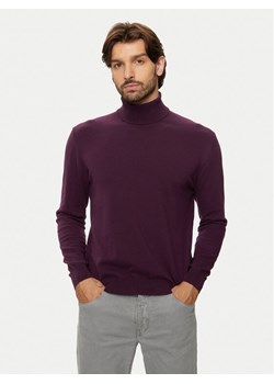 United Colors Of Benetton Golf 10CVU2519 Fioletowy Regular Fit ze sklepu MODIVO w kategorii Swetry męskie - zdjęcie 181178648