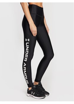 Under Armour Legginsy HeatGear® 1376327 Czarny Slim Fit ze sklepu MODIVO w kategorii Spodnie damskie - zdjęcie 181178785