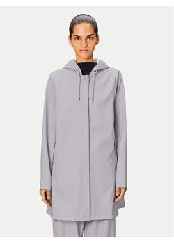 Rains Kurtka przeciwdeszczowa A-line W Jacket W3 18050 Szary Regular Fit ze sklepu MODIVO w kategorii Kurtki damskie - zdjęcie 181178796