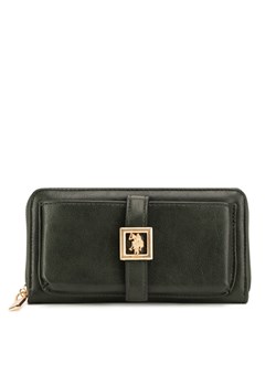 U.S. Polo Assn. Portfel WIUXT8505WVP Zielony ze sklepu MODIVO w kategorii Portfele damskie - zdjęcie 181178887