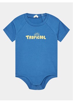United Colors Of Benetton Body dziecięce 3P4ZAB00C Niebieski Regular Fit ze sklepu MODIVO w kategorii Body niemowlęce - zdjęcie 181179138