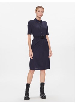 Armani Exchange Sukienka koszulowa 3DYADD YJEAZ 1593 Granatowy Regular Fit ze sklepu MODIVO w kategorii Sukienki - zdjęcie 181179178