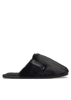 Calvin Klein Jeans Kapcie Hotel Slipper Fur After Glow YW0YW01593 Czarny ze sklepu MODIVO w kategorii Kapcie damskie - zdjęcie 181179236