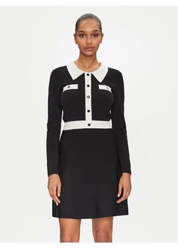 Morgan Sukienka dzianinowa 251-RMAVA Czarny Slim Fit ze sklepu MODIVO w kategorii Sukienki - zdjęcie 181179379