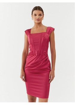 Rinascimento Sukienka koktajlowa CFC0115251003 Różowy Slim Fit ze sklepu MODIVO w kategorii Sukienki - zdjęcie 181179386