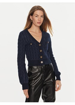 Guess Kardigan Tiffany W4BR0F Z3K40 Niebieski Regular Fit ze sklepu MODIVO w kategorii Swetry damskie - zdjęcie 181179487